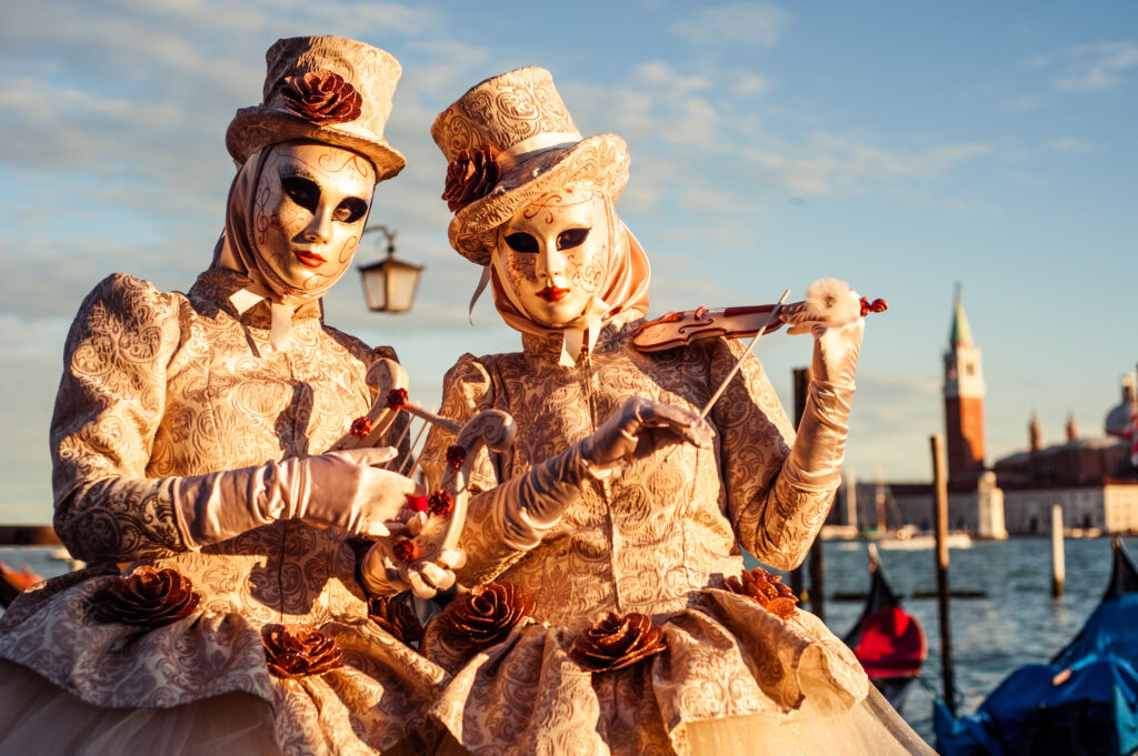 Traditional Carnival in Venice in February