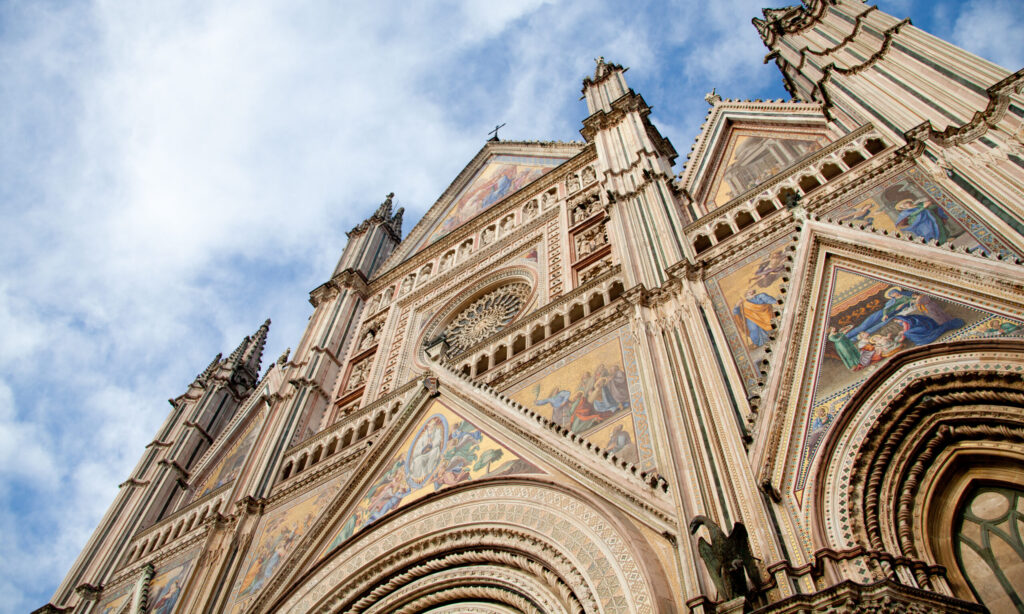 Beautiful Catheral of Orvieto in Umbria