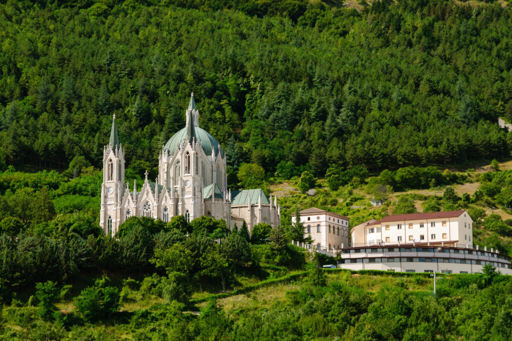 Panoramic view from the sanctuary, Castelpetroso