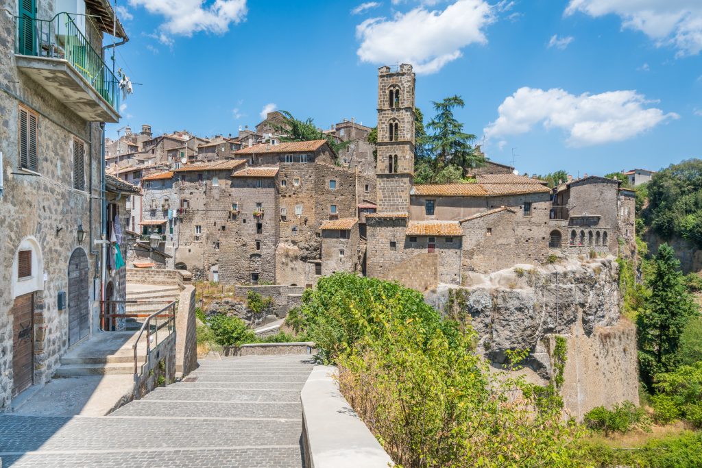 Scenic sight in Ronciglione, province of Viterbo, Lazio.