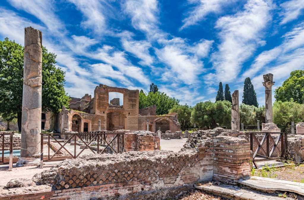 Villa Adriana ( Hadrian's Villa) in Tivoli, Italy