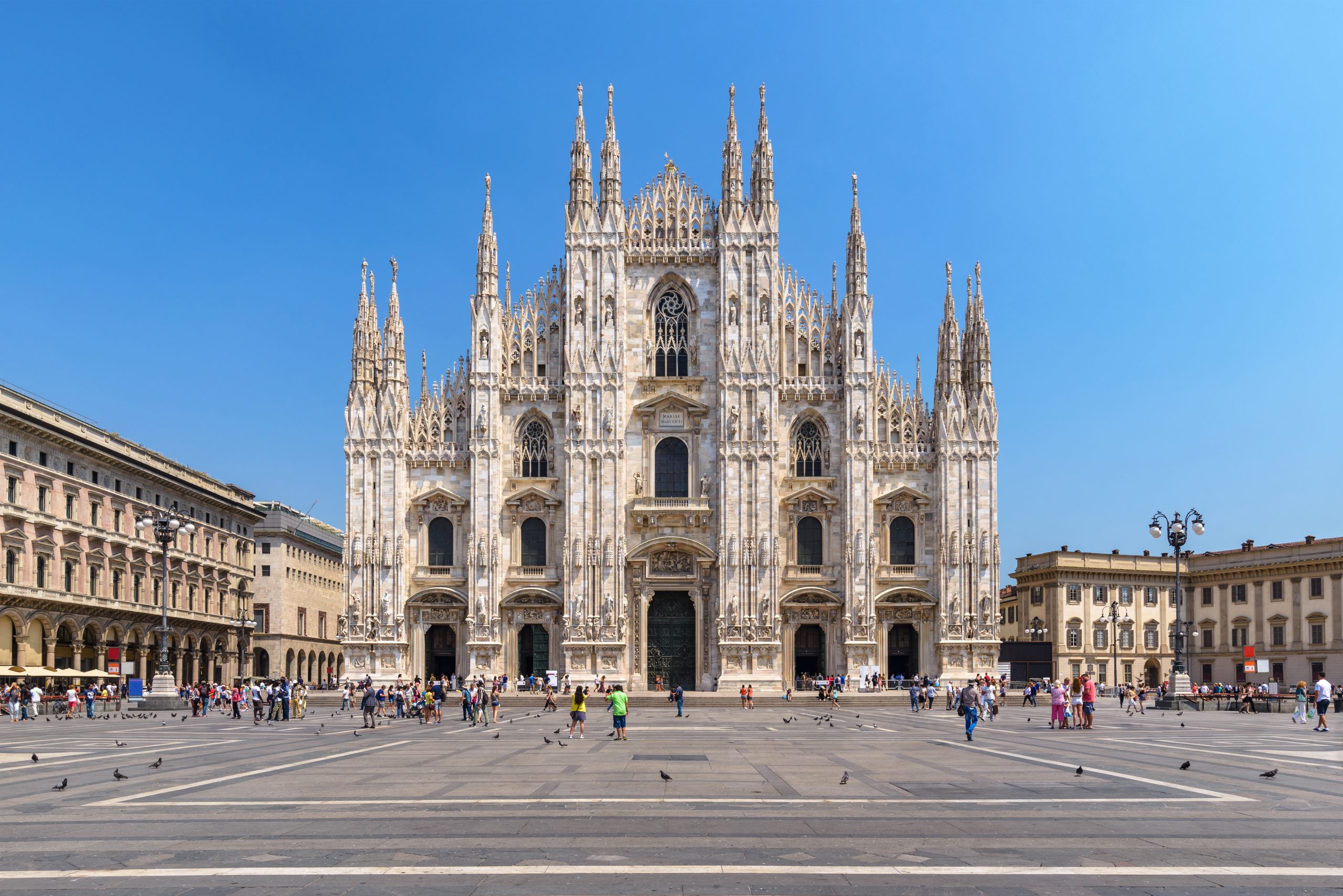 Sicht auf den Mailänder Dom, Italien