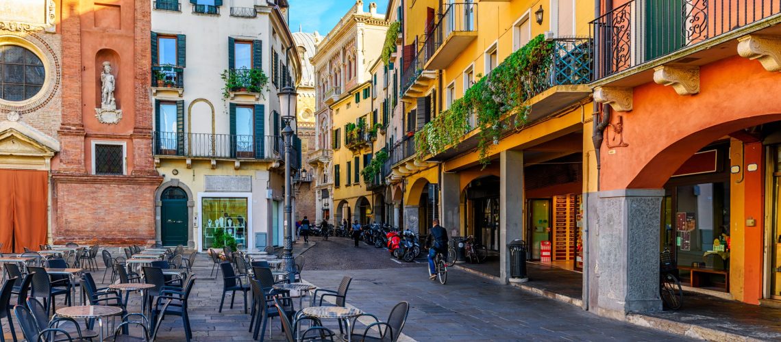 Piazza dei Signori in Padua (Padova), Veneto, Italy